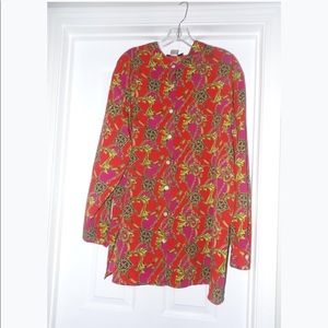 Plus Size Vintage Notations Woman Blouse